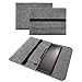 Produktbild UC-Express Sleeve Hülle für Lenovo ThinkPad E580 15,6 Zoll Tasche Filz Notebook Cover Case Grau, Farbe:Grau