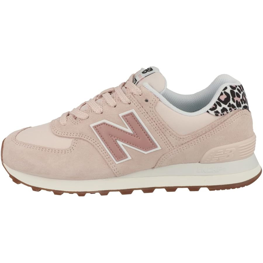 Pink Sneaker Damen New Balance New Balance 574 Trainers In White