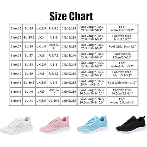 Women's Luxurious Orthopedic Sneaker,lace Print Hollow mesh orthopedi c Sneakers for Women Wide4