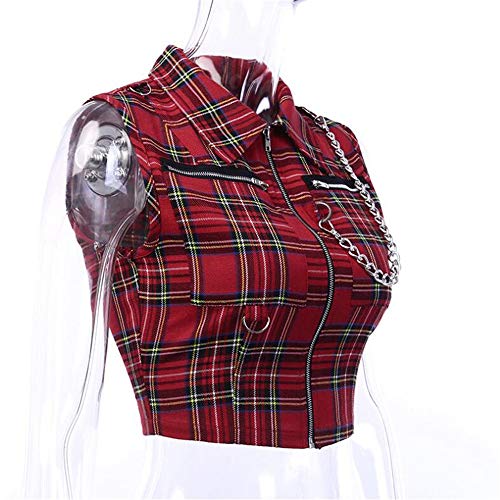 Black Sugar Gonna da donna in metallo rosso