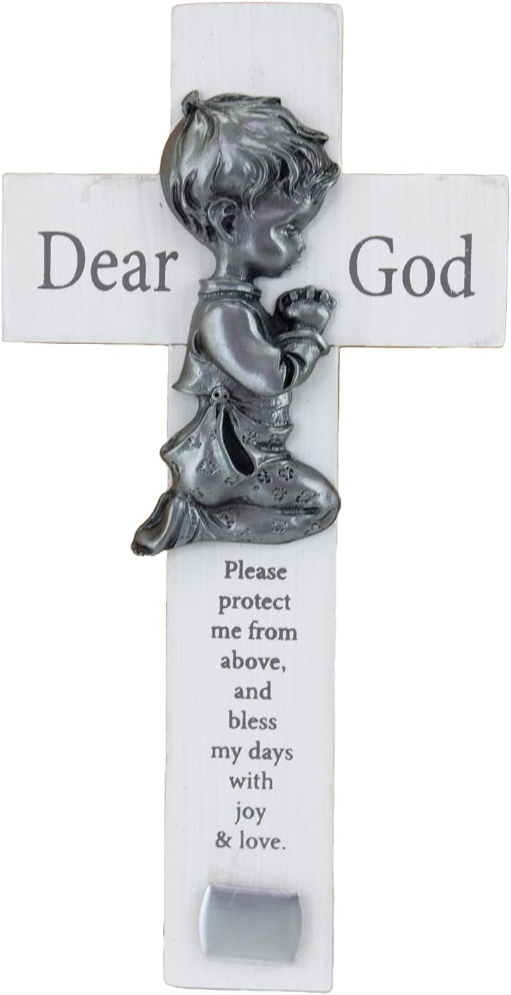 Abbey & CA Gift Boy Bedtime Blessing Wall Cross W/Hanger
