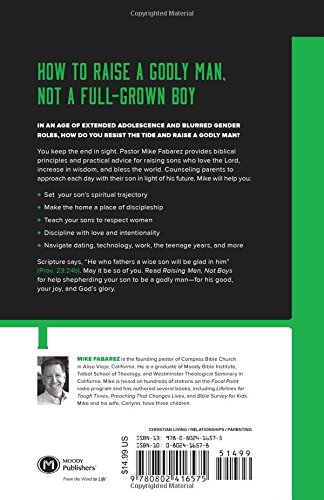 Raising Men, Not Boys: Shepherding Your Sons To Be Men Of God #TOP1