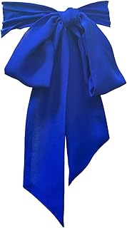 Women Chiffon Sash Corset Belt Waist Bow Tie belt 3.74" Wide for Bridal Wedding Special Occasion Dress
