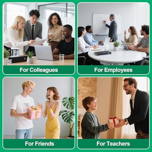 ACOMTUO 24 Stück Glücksstift Kugelschreiber Geschenke, Dankeschön Geschenke, Abschiedsgeschenk Erzieherin, Abschiedsgeschenk Schüler Grundschule, Abschiedsgeschenk für Kollegen Schüler