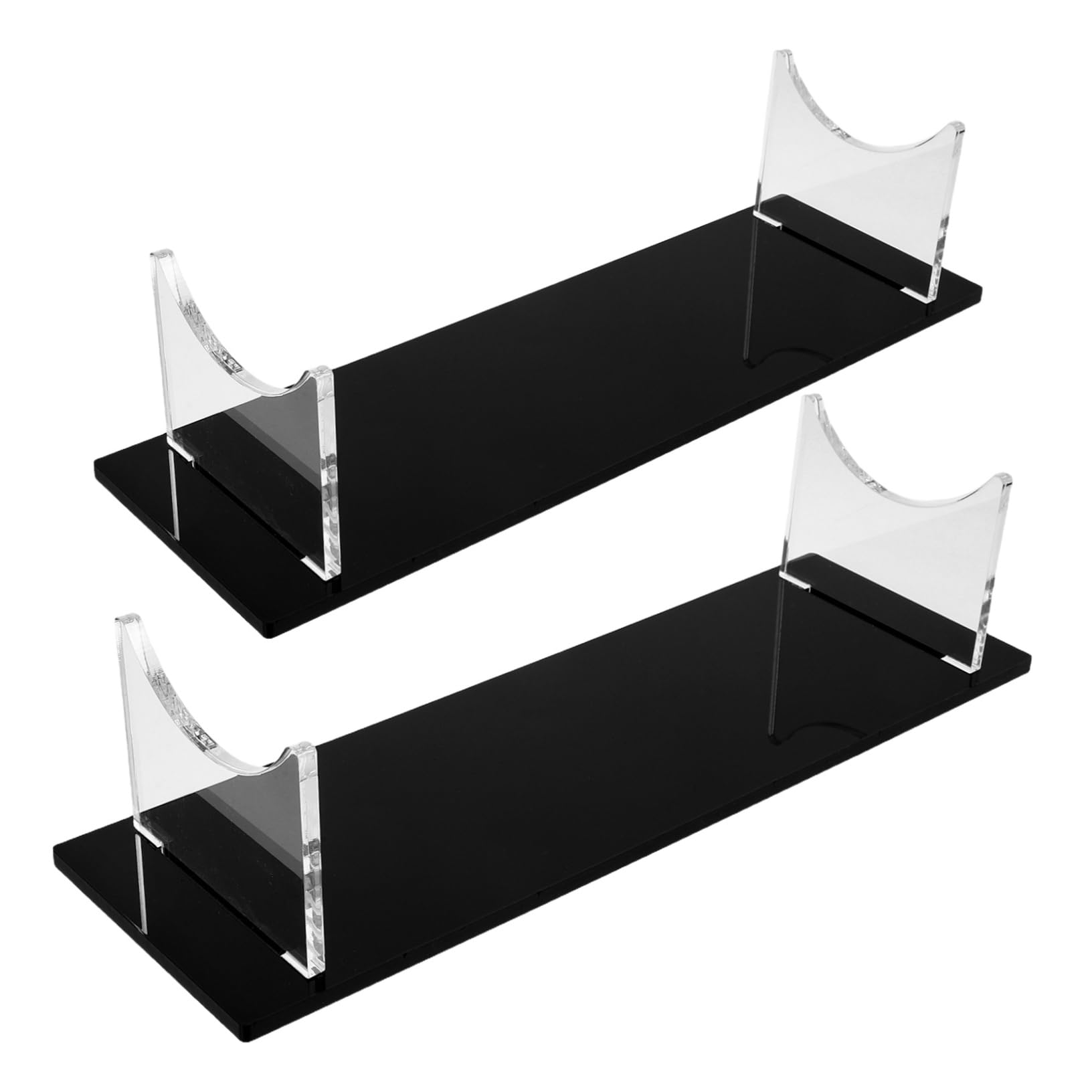 UPKOCH Elegant Practical Sword Display 2pcs Acrylic Lightsaber Stands Universal Sword Rack for Table Fixed Base Easy to Clean