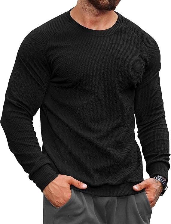 Image of Mens Stripes Full Sleeve Polycotton Tshirt| Comfortable, Lightweight,Breathable, Skin Friendly