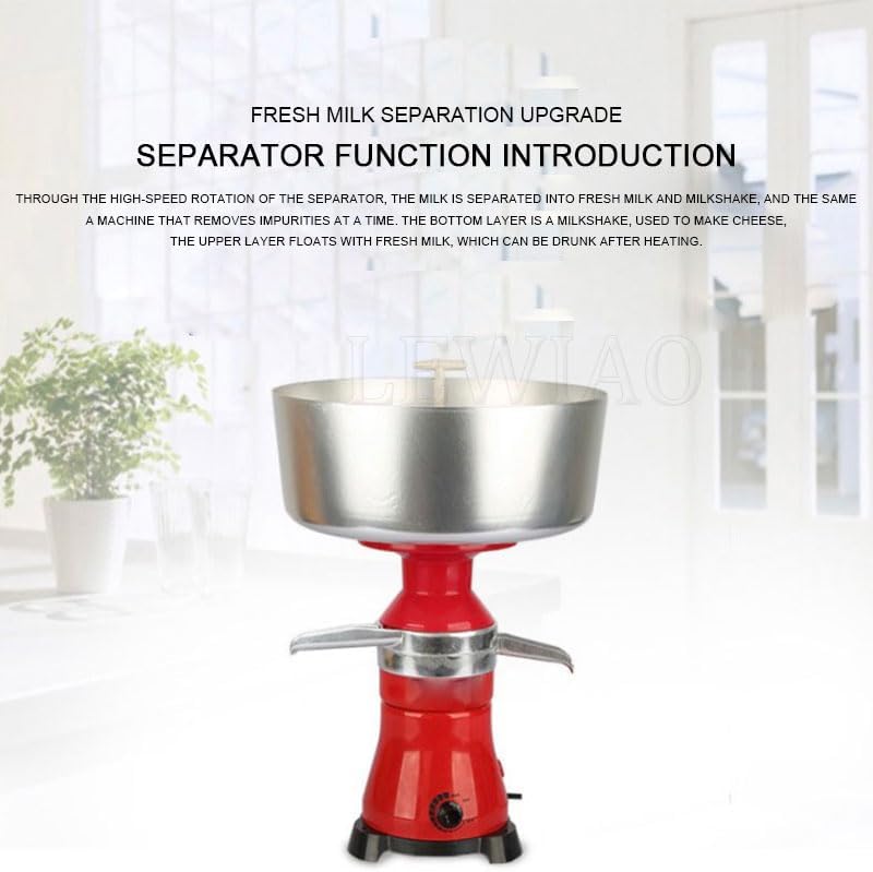 Stainless Steel Centrifugal Skimmer Household Cream Butter Milk Skimming Machine