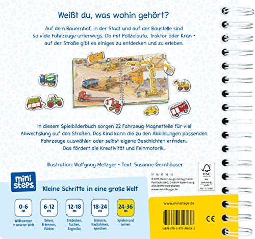 Ministeps: Wer fährt wohin?: Mein großes Spielbuch...