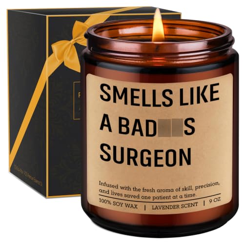 GSPY Smells Like a Surgeon Candle, Gifts for Surgeons, Surgical Residents