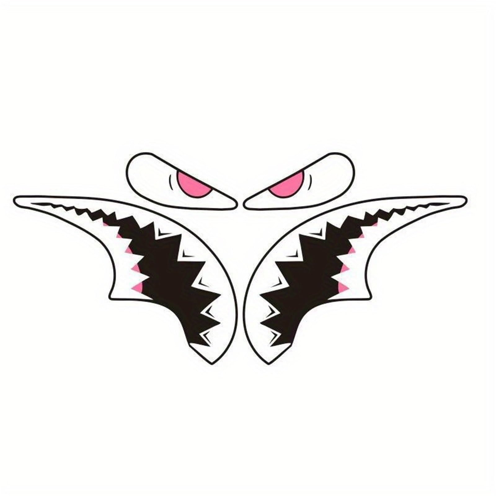 HAfgDJ 1pc Pet Shark Waterproof Sticker Anti-Scratch Sunproof Decal for Motorcycle Road Bike Frame & Head Tube