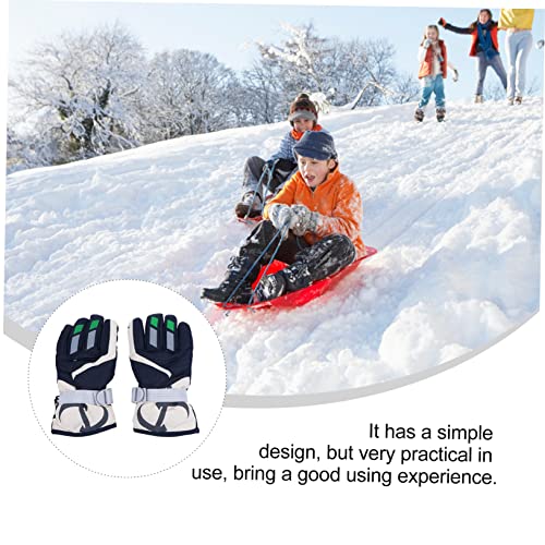 Toddmomy 1 Par De Luvas De Inverno Para Crianças Luvas De Esqui Para Crianças Luvas De Inverno Para
