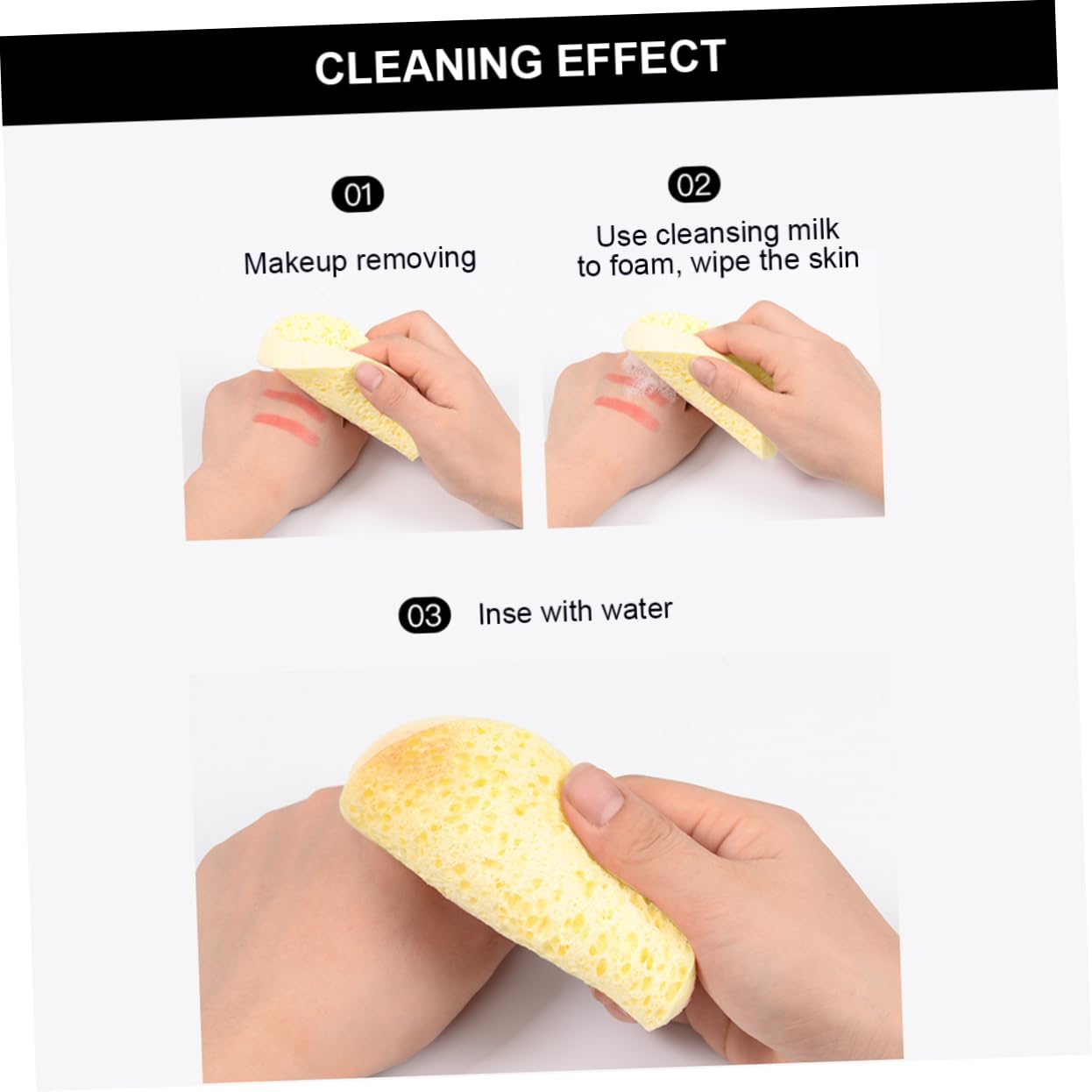 Didiseaon 80 Pezzi Struccanti Per Esponjas Para Maquillaje Per Rimozione Spugne Per Del Luffa Bagno Scrub Fard A