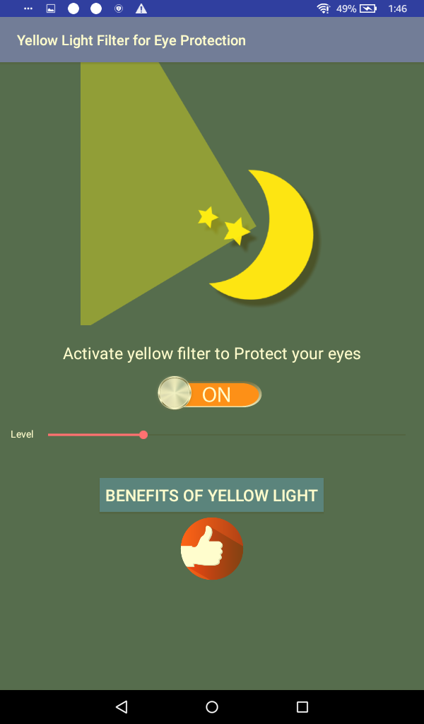 Yellow Light Filter App for Eye Protection - App on Amazon Appstore