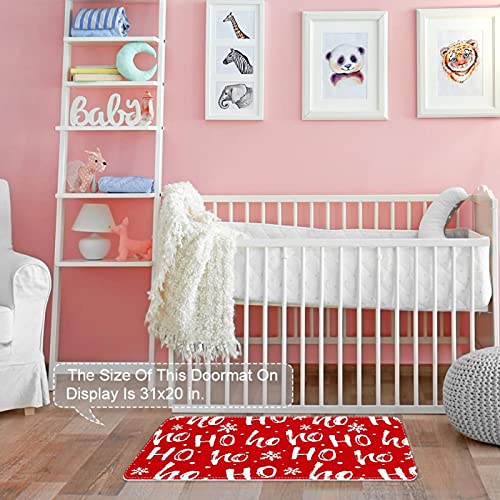 Tapis d'entrée Hohoho lavable pour garder une maison propre à Noël - 7