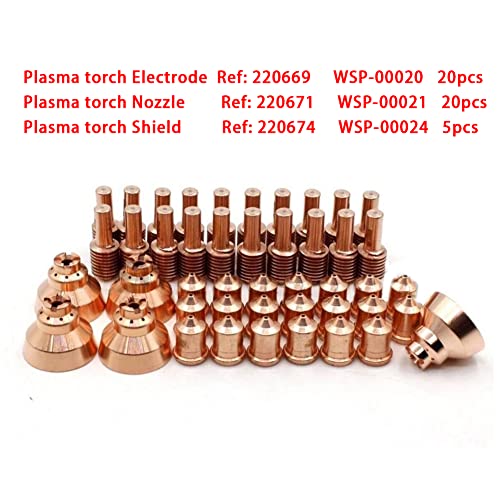 Buse d'électrode plasma 220669 pour torche de découpe 45