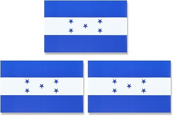 JBCD Honduras Honduran Flag Magnet Decal - for Car SUV Truck, 3 Pack, 3x5 Inches