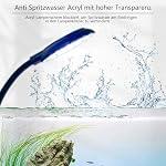 2 Stück Schwarze Schale Fischtank Clip Licht 7W Mini LED Beleuchtung Hohe Helligkeit Aquarium Wasser Gras Ergänzend Transparent Clip Weißes Licht für 10 bis 30 CM Fisch Tank – Bild 4