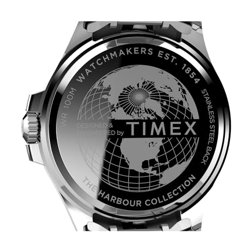 TIMEX Men Stainless Steel Blue Analog Dial Watch- Tw2U41900Uj, Band Color-Silver - Image 4