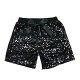 Digirlsor Baby Girls Sequin Shorts Toddler Kids Bowknot Cotton Short Pants Sparkles on Front, Black