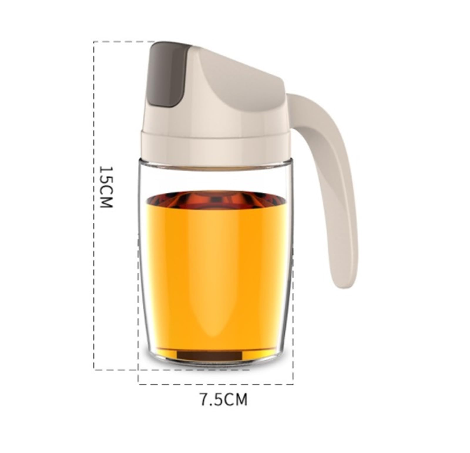 Butelka Z Dozownikiem Oliwy Szklana Butelka Dozownika Oliwy Z Oliwek Do Frytkownicy Powietrznej, Grilla Sałatkowego, Opryskiwacza Oleju Akcesoria Kuchenne(300ml)