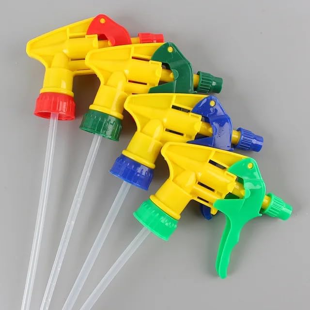 Nozzle Trigger Bottle Garden Spray High Pressure Garden Pump Water Spray Bottle Nozzle Hand Spray Head Bottle (Pack of 04)-image-26