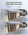 Reolink 5MP PoE Outdoor Security Camera, Smart Person/Vehicle/Pet Detection, IR Night Vision, 512GB microSD Storage for 24/7 Recording(not Included), RLC-510A