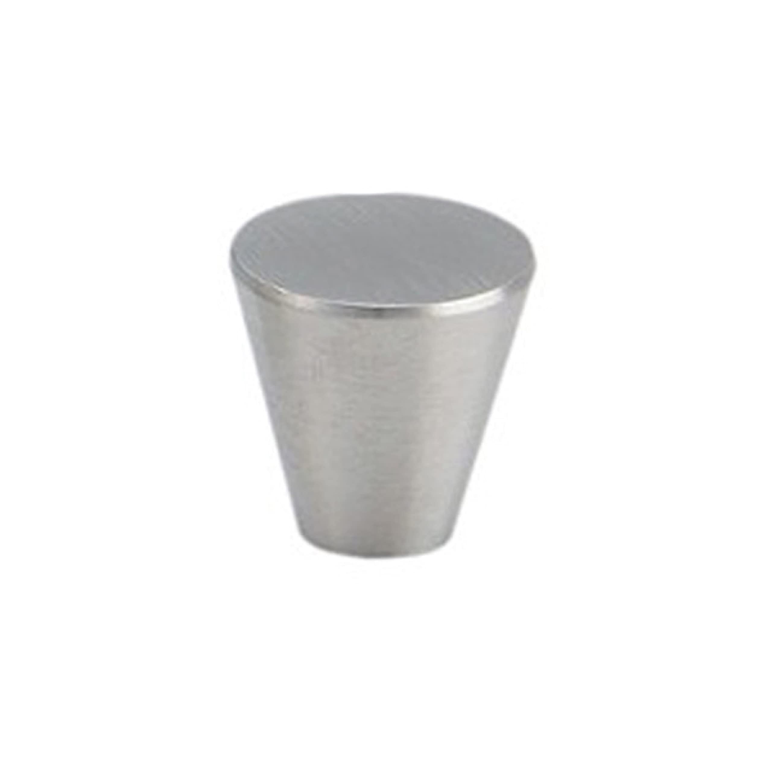 DESIGN-​MAT BHA25067 Bouton Conique Ø20 x 27 mm INOX brossé-​DMK005.​in.20.5