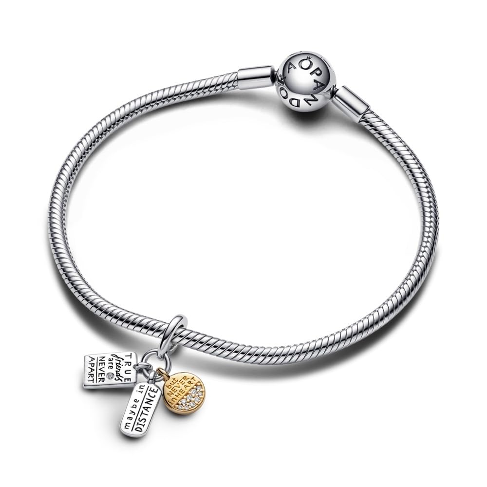 PANDORA Dreifach-Anhänger Charme 763436C01 Freundschaft