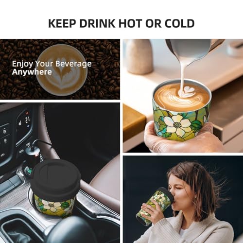 Taza de café aislada para agua fría y caliente en la oficina o viajes 8
