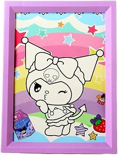 إطار رسم مكون من 6 ألوان مائية وفرشاة للأطفال، متعدد الألوان، 1105263-20