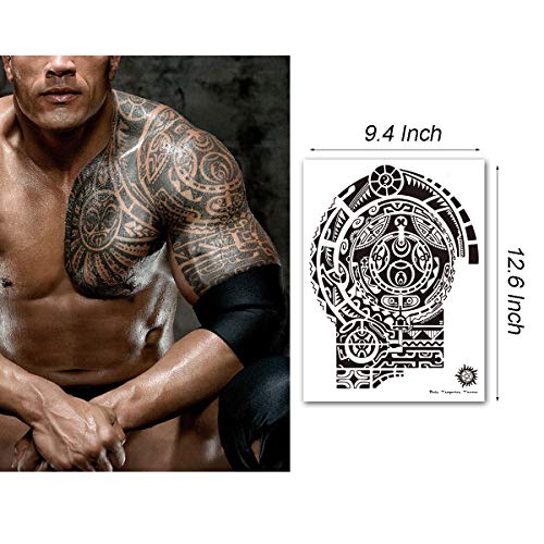 Tirbal Totem Arm Sleeve Tattoos, Fake Totem Half Arm Tattoos And Full Sleeve Tattoo Stickers For Women Men, 10-Sheet #TOP3