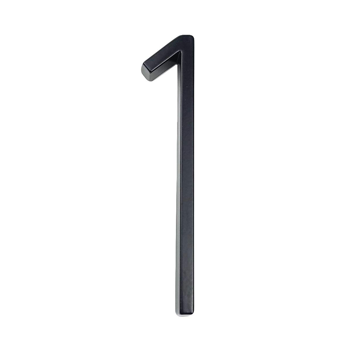 Duże numery domów, 125 mm Pływające Litery Numeru Domu Duży Nowoczesny Alfabet Drzwi Dom Zewnętrzny 5 cali Czarny Numer Tabliczka Adresowa Znak #0-9 Numery Wjazdowych(1)