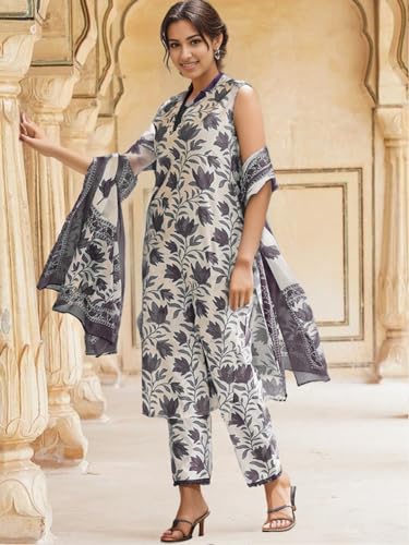 Image of SHIENZY Cotton Blend Kurta Set for Women