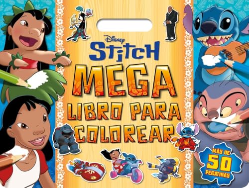 Stitch. Megalibro para colorear: Con pegatinas (Disney. Lilo & Stitch)