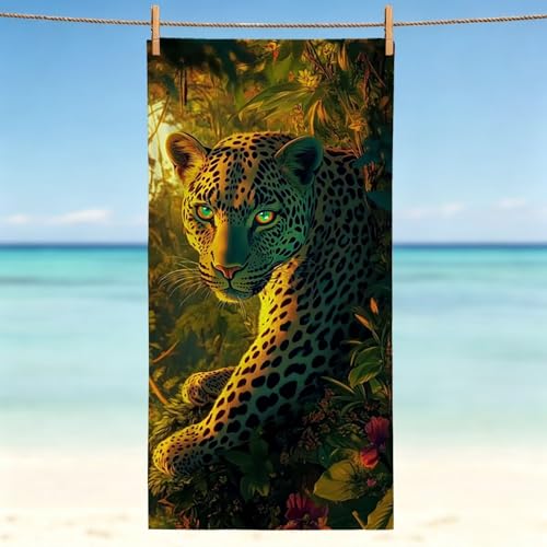 Serviette microfibre plage anti-sable grand format séchage rapide - 2