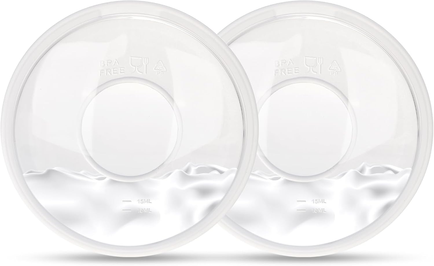 Breast Milk Collector, 2pcs Breast Shells, Easy to Wear