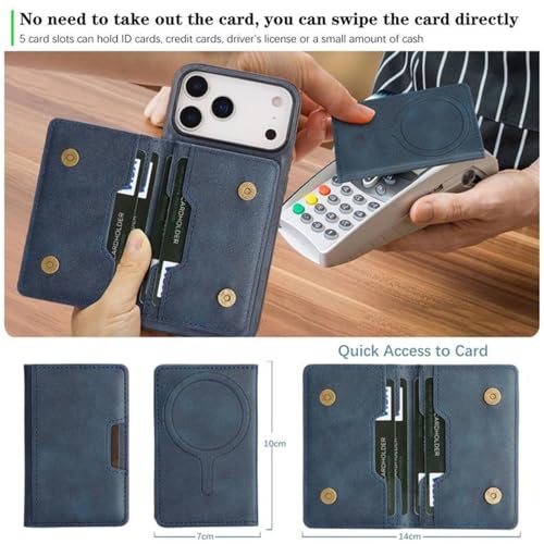 Coque portefeuille iPhone 17 contre les rayures avec support vidéo intégré - 7