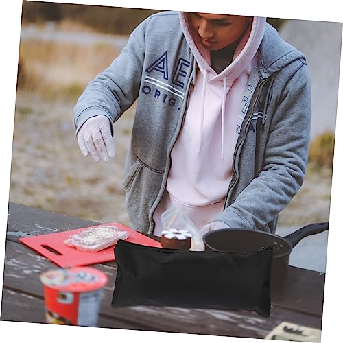 Porte-outils de barbecue OUNONA réutilisable double ensemble de 5 pièces