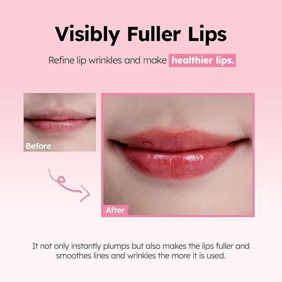 skybottle Volumizing Color Lip Balm #01 Dewy Rose, Lip Plumper, Tinted Chapstick, Clean Lip Gloss, Natural Make up, Korean Lip Balm, 0.12oz