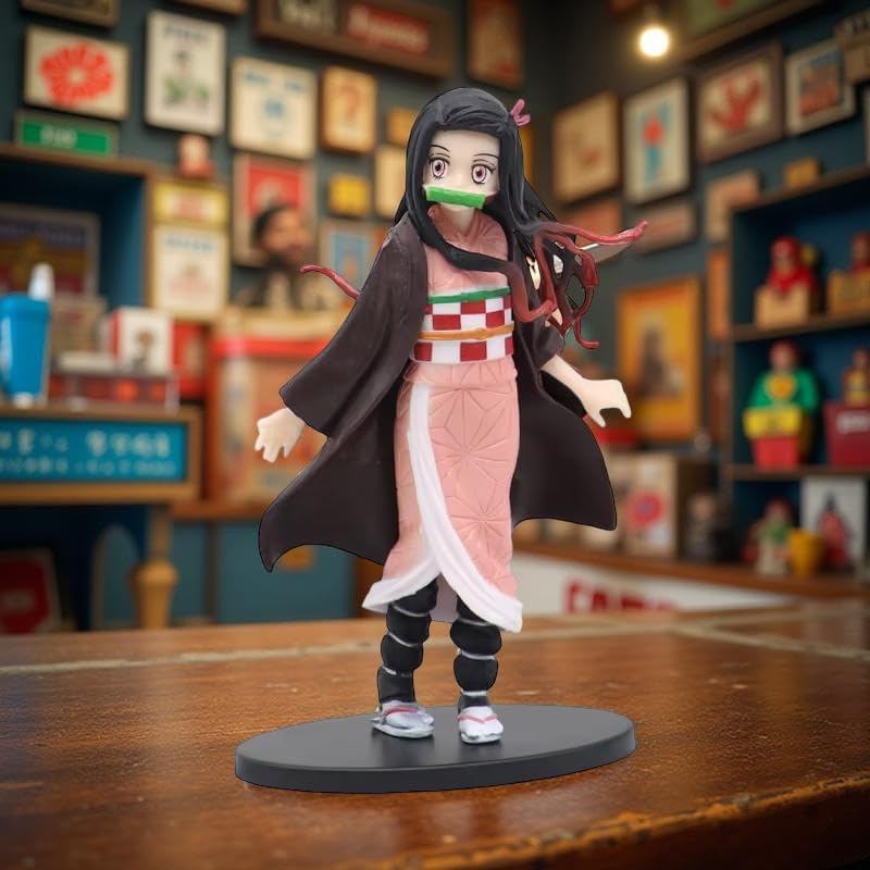 Image of FUNFOB Anime Action Figure Height-16cm Collectible for Anime Fans PVC Multicolour | Nezu 16cm Standing