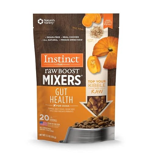 Instinct Freeze-Dried Raw Boost Mixers: All-Natural, Grain-Free Dog Food Topper for Optimal Gut Health
