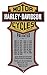 Harley Davidson Patented Motorcycles Tin Sign