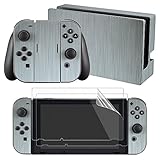 eXtremeRate Sticker Aufkleber Decal Skin Folie Klebefolie mit 2 Displayschutzfolie für Nintendo Switch Konsole&Joy-Con&Dock&Griff