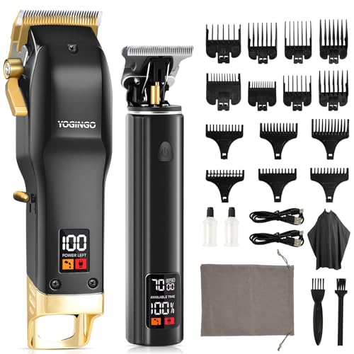 Cortapelos para hombres, juego de cortadoras y recortadoras profesionales, cortadoras inalámbricas para cortar el cabello, recortadora de barba, cortadora de peluquería
