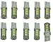 Cutequeen LED Car Lights Bulb 10PCS White T15 42-SMD 42smd 906 579 901 904 908 909 912 914 915 916 917 918 920 921 922 923 926 927 928 939 (pack of 10)