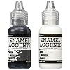 Ranger Akzente-Set, Enamel, Schwarz und Weiss, Synthetic Material, mehrfarbig, 18 ml (2er Pack), 28