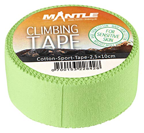 Mantle Fingertape Klettern Bouldern Kampfsport 2,5cm x 10m grünes Sporttape Cover