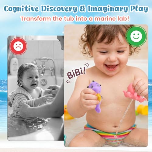 Shindel 16 PCS Baby Bath Toys, Floating Pool Toys for Kids Toddler Boys Girls by Shindel - Image 6