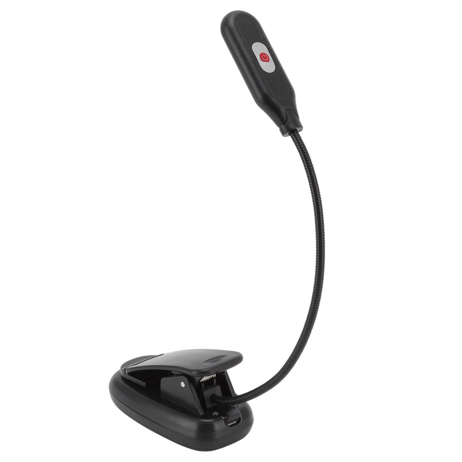 Fafeicy Flexible Gooseneck Clip On Light, Rechargeable LED D