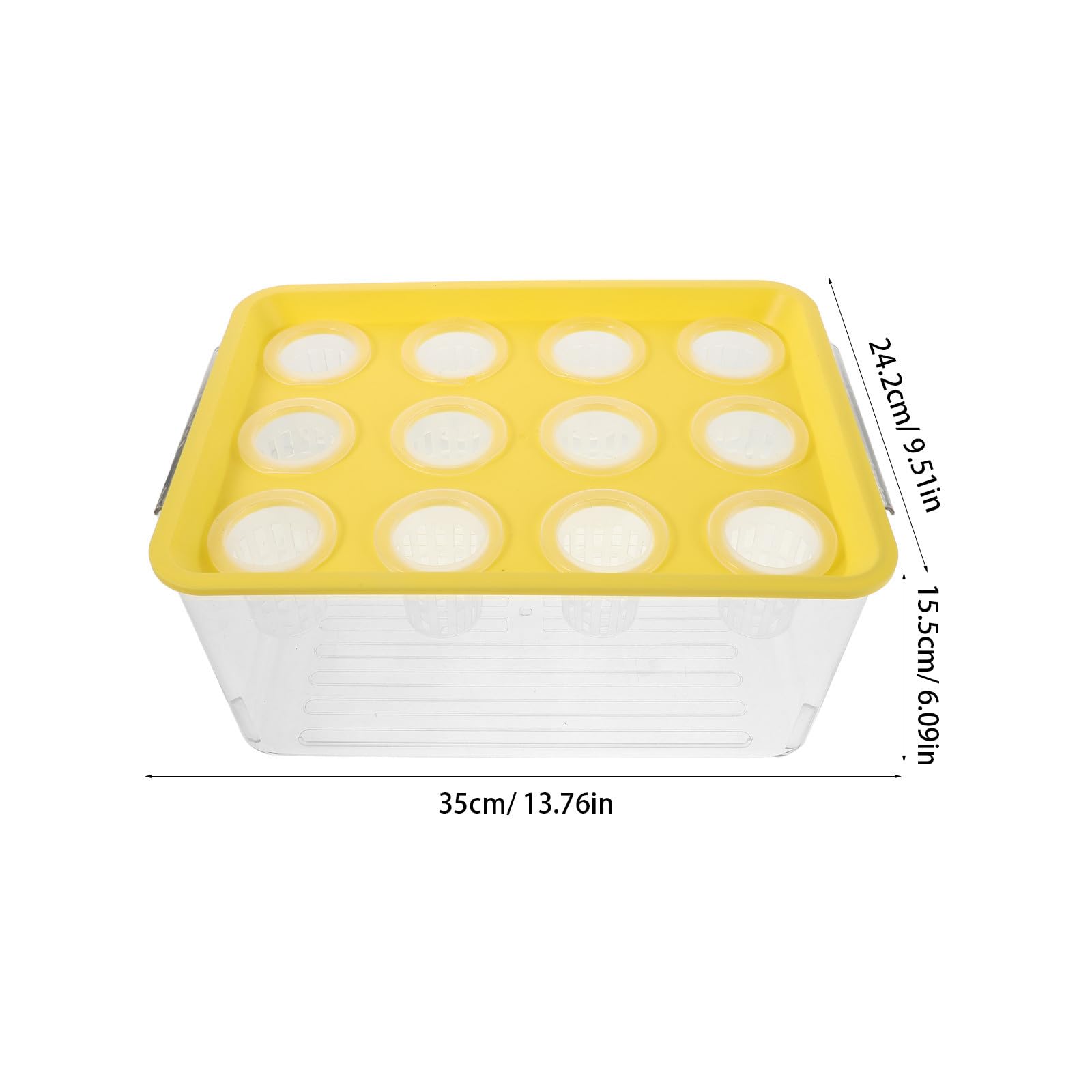HEALLILY Aquarium Aquaponique pour Poissons avec Couvercle de Sécurité en Plastique, Système de Jardinage Intérieur Intégré pour Plantes et Poissons, Décoration pour Salon